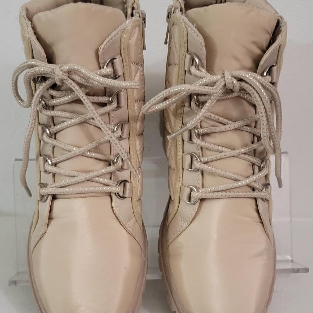 Sun + Stone Piperr Cream Quilted Cold-Weather Booties 6.5M - Picture 5 of 8